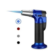 Butane Torch,Professional Kitchen Cooking Torch with Lock Adjustable Flame Refillable Mini Blow Torch Lighter for BBQ,Baking,Brulee Creme,Crafts and Soldering(Butane Gas Not Included)